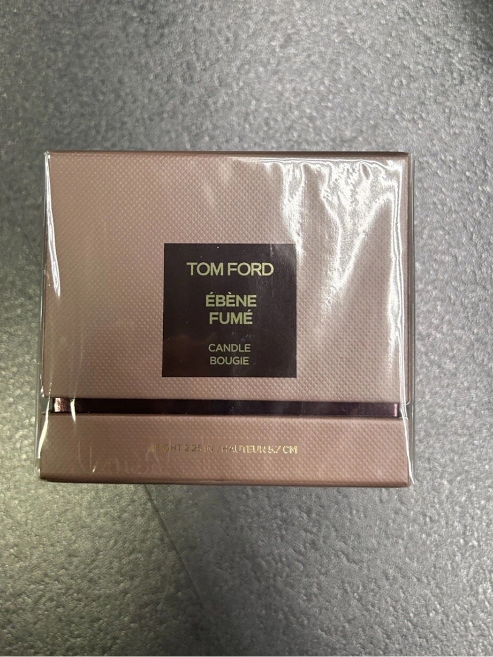 Ebene Fume Candle Bougie By Tom Ford Height 2.25 In / 5.7 cm  new sealed